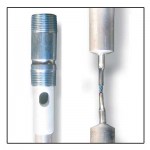 Aluminum Zinc Anode Rod - .800 x 3/4 x 3" nipple x 48" outlet flexible anode, Model# AR145