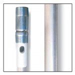 Aluminum Zinc Anode Rod - .800" x 3/4" x 3" nipple x 48" outlet anode, Model# AR142
